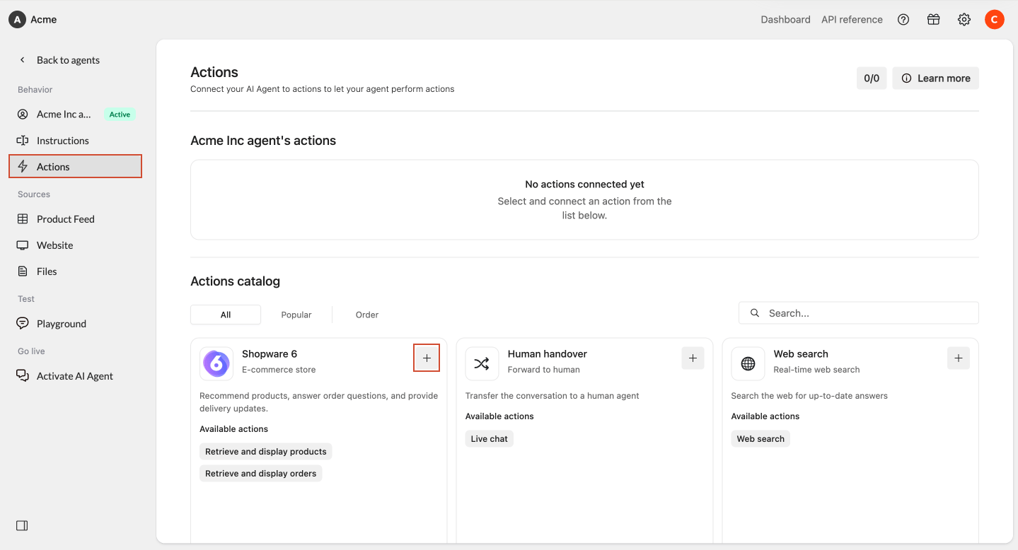 Connect Shopware 2