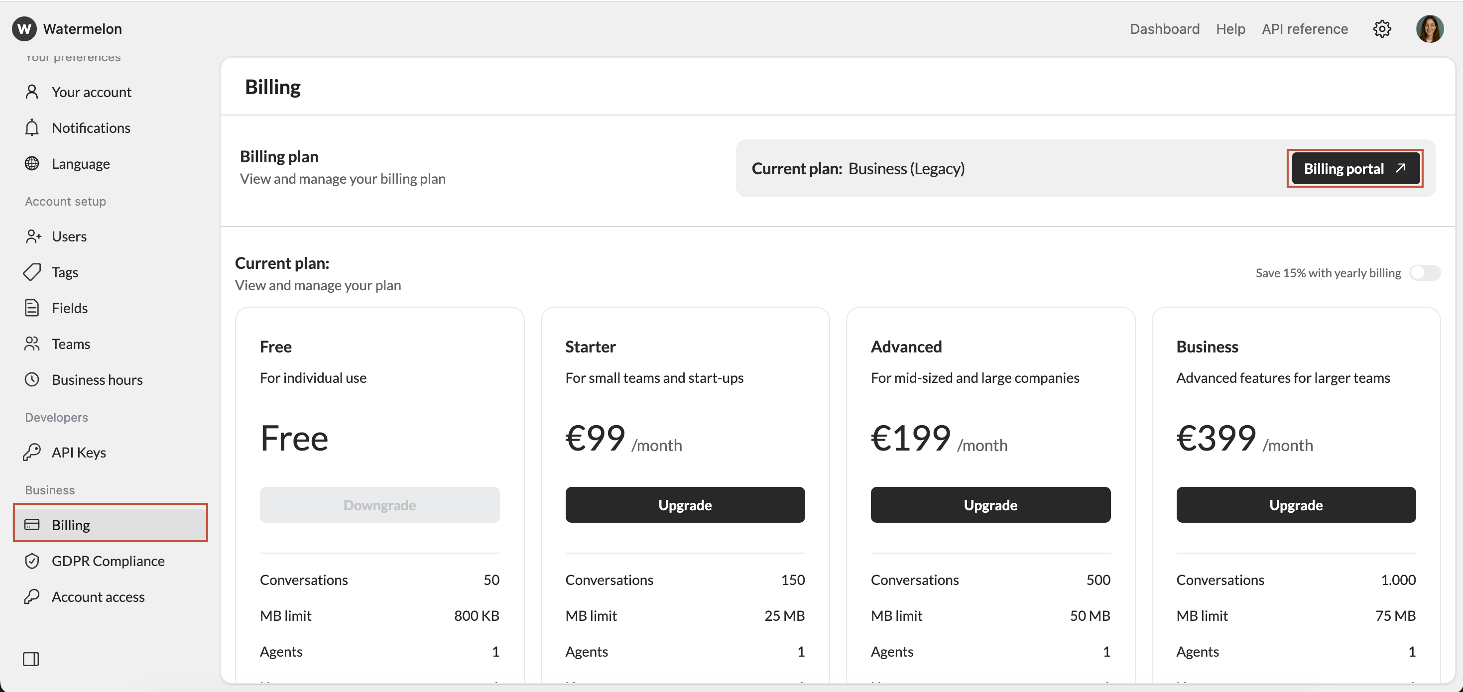 Billing And Payment Information
