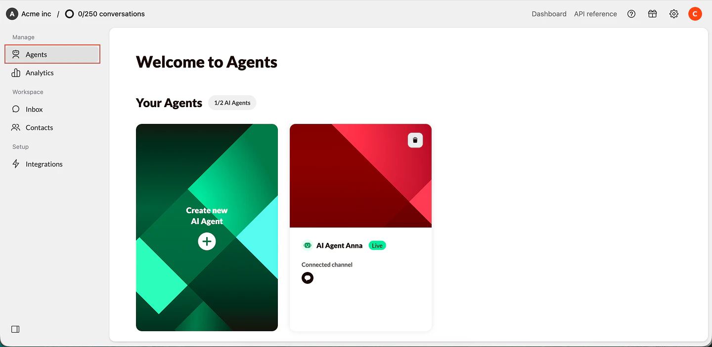 Connect Mail To Agent Settings Connect Mail To Agent Settings