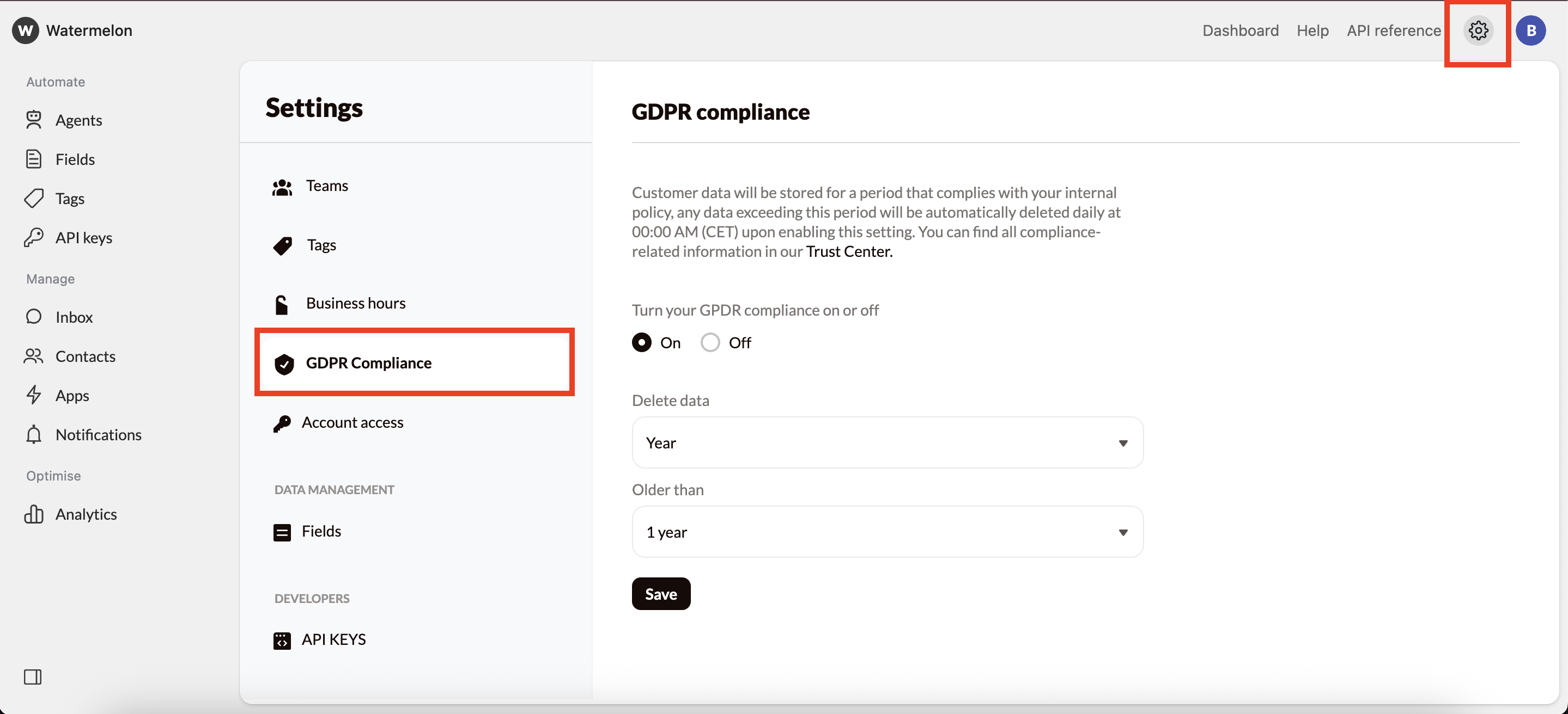 Gdpr Delete Pn