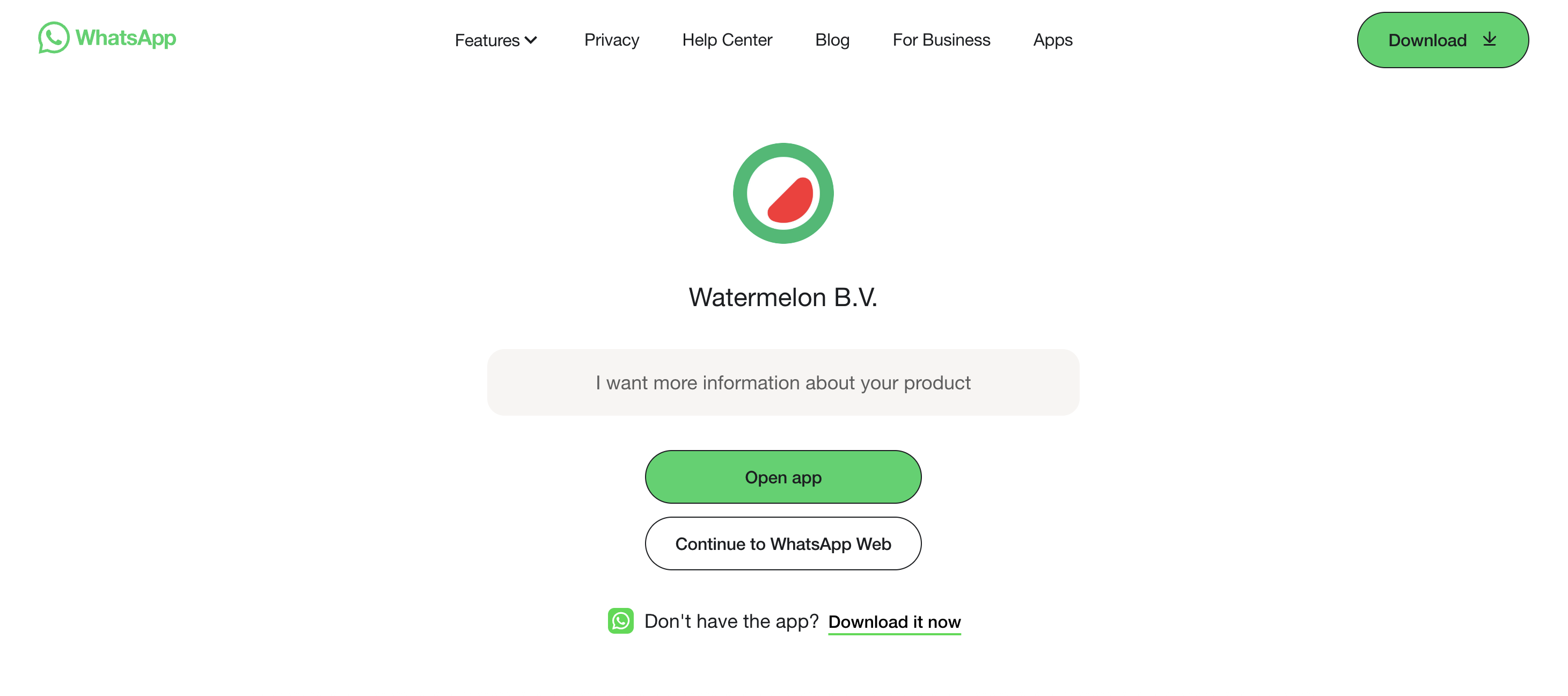 Create a QR code to drive traffic to WhatsApp - Watermelon documentation