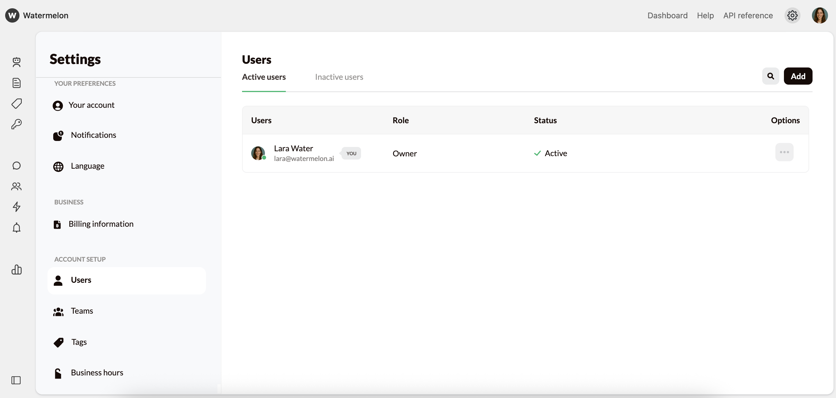 Add Users Settings Pn