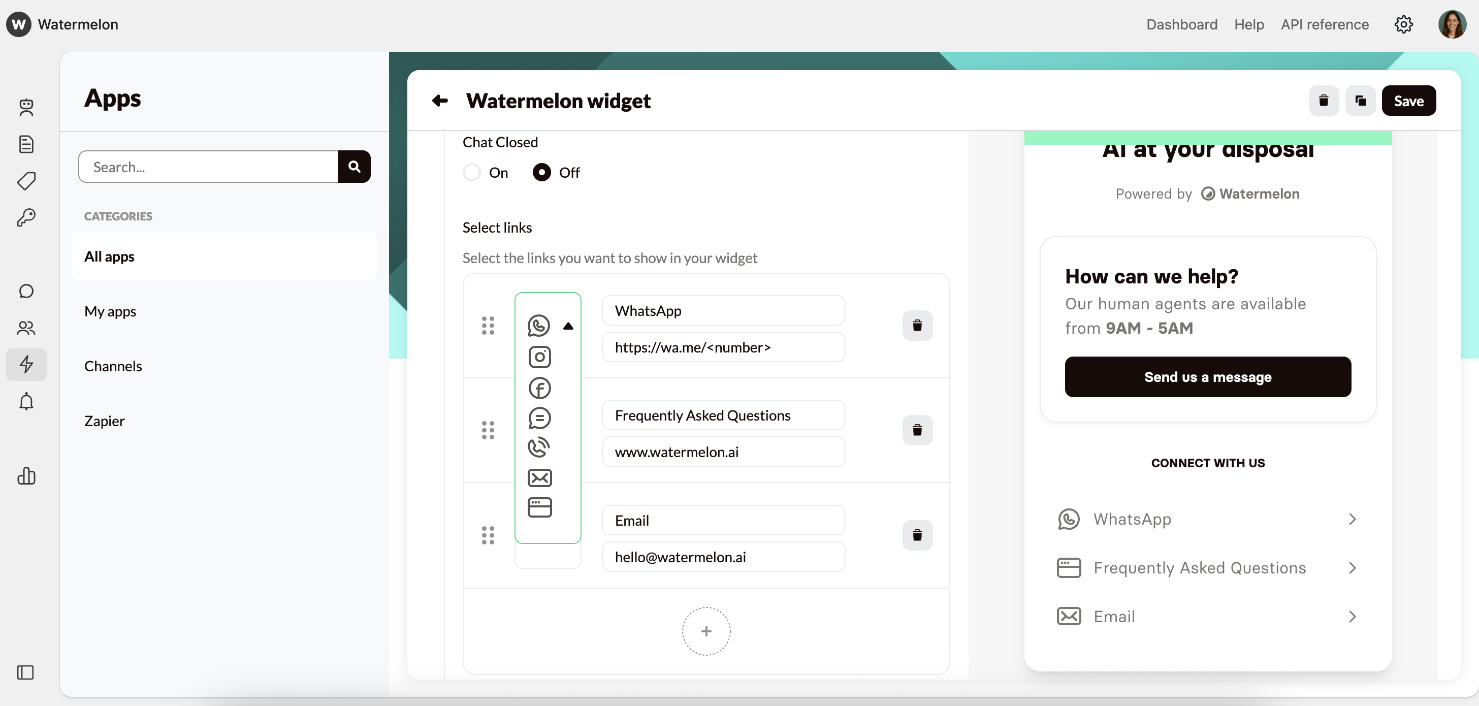Customize Your Widget Design Brand Avatar Pn