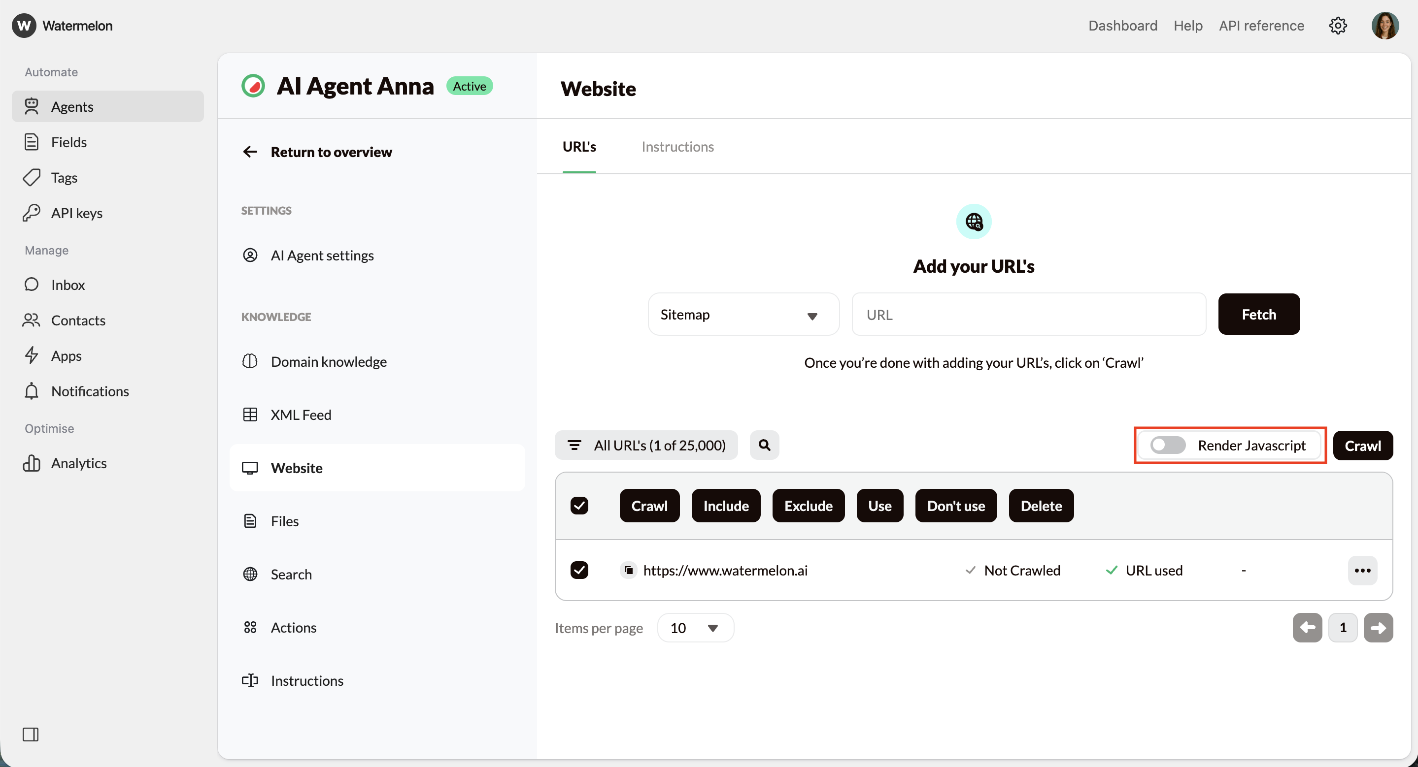 Website Render Javascript Pn