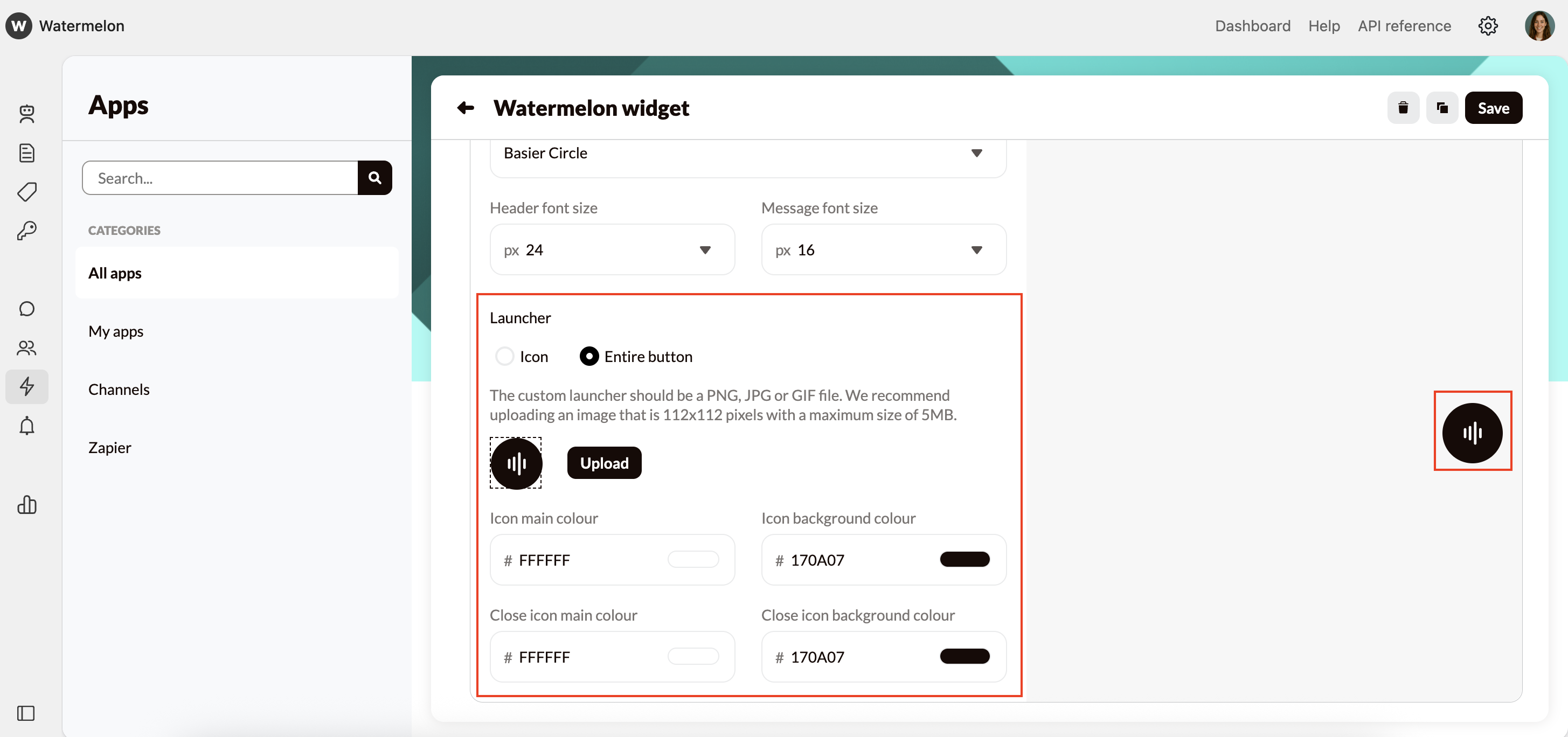 Customize Your Widget Design Launcher Pn