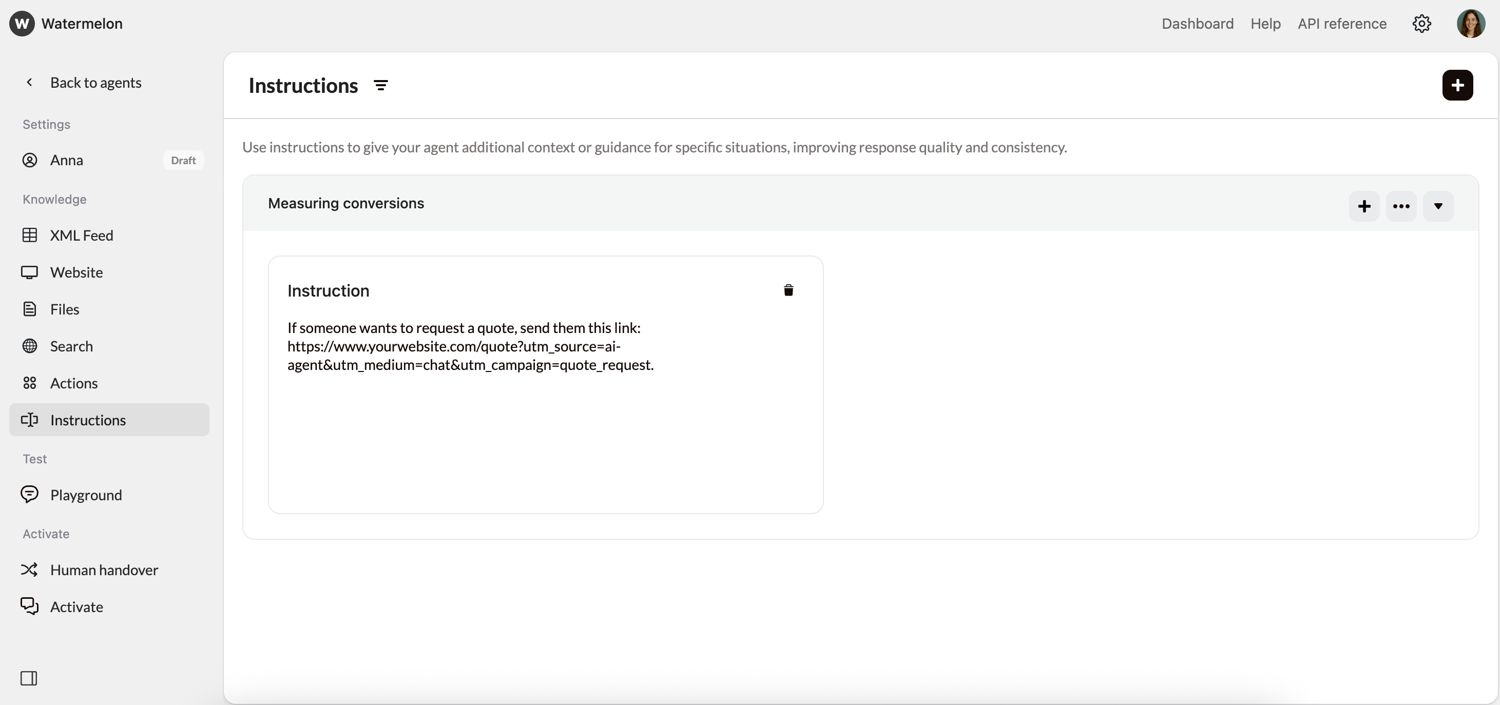 Analytics Guides Instruction Example 2