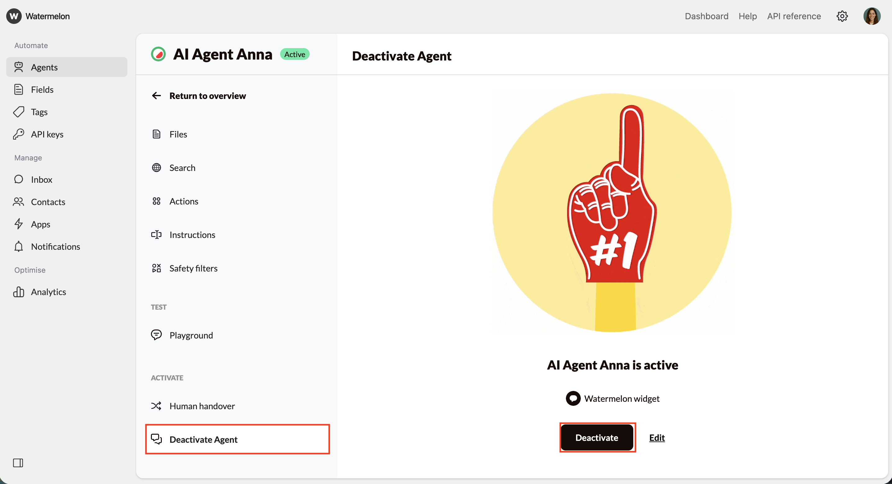 Deactivate Agent Anna Pn