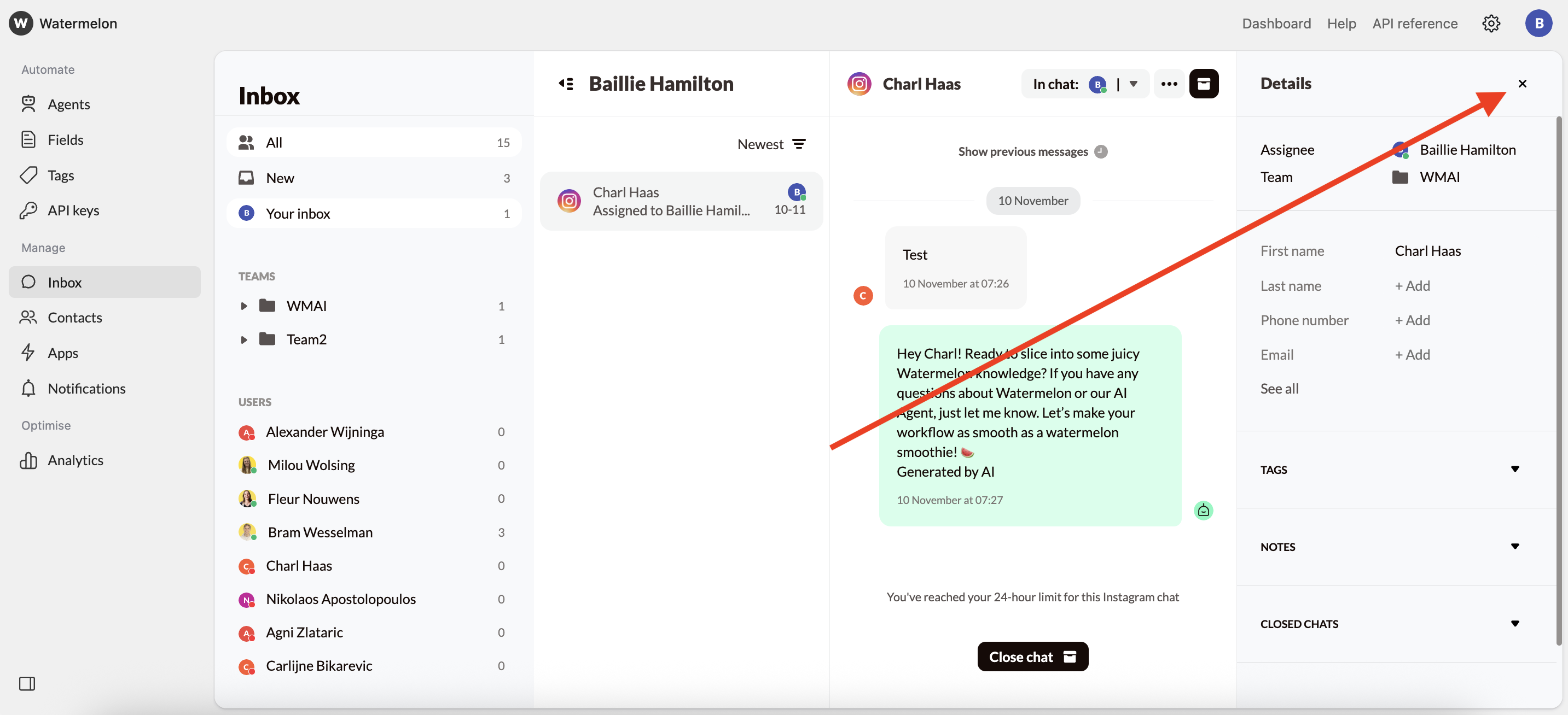 Close Details Pane Pn