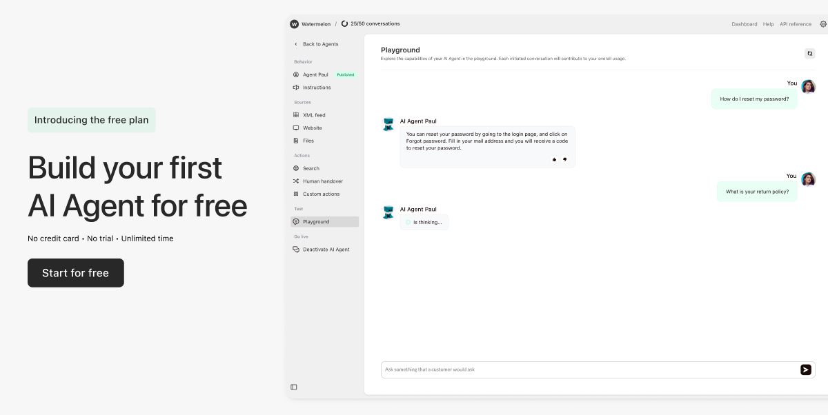 Introducing Free Plan