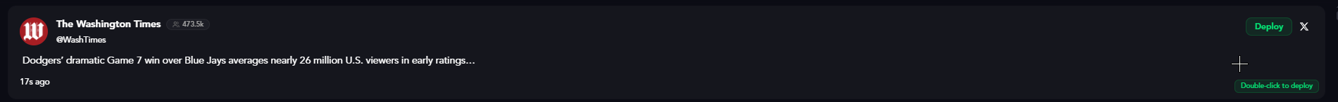 Twitter Tracker Hover