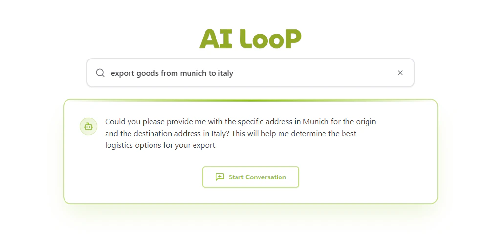 AI Assistant Chat Conversation