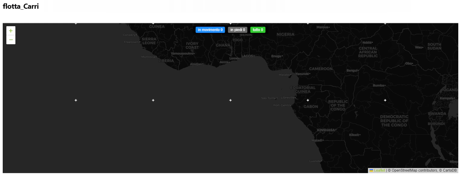 Flotta Carri - Real-time Wagon Fleet Map Dashboard