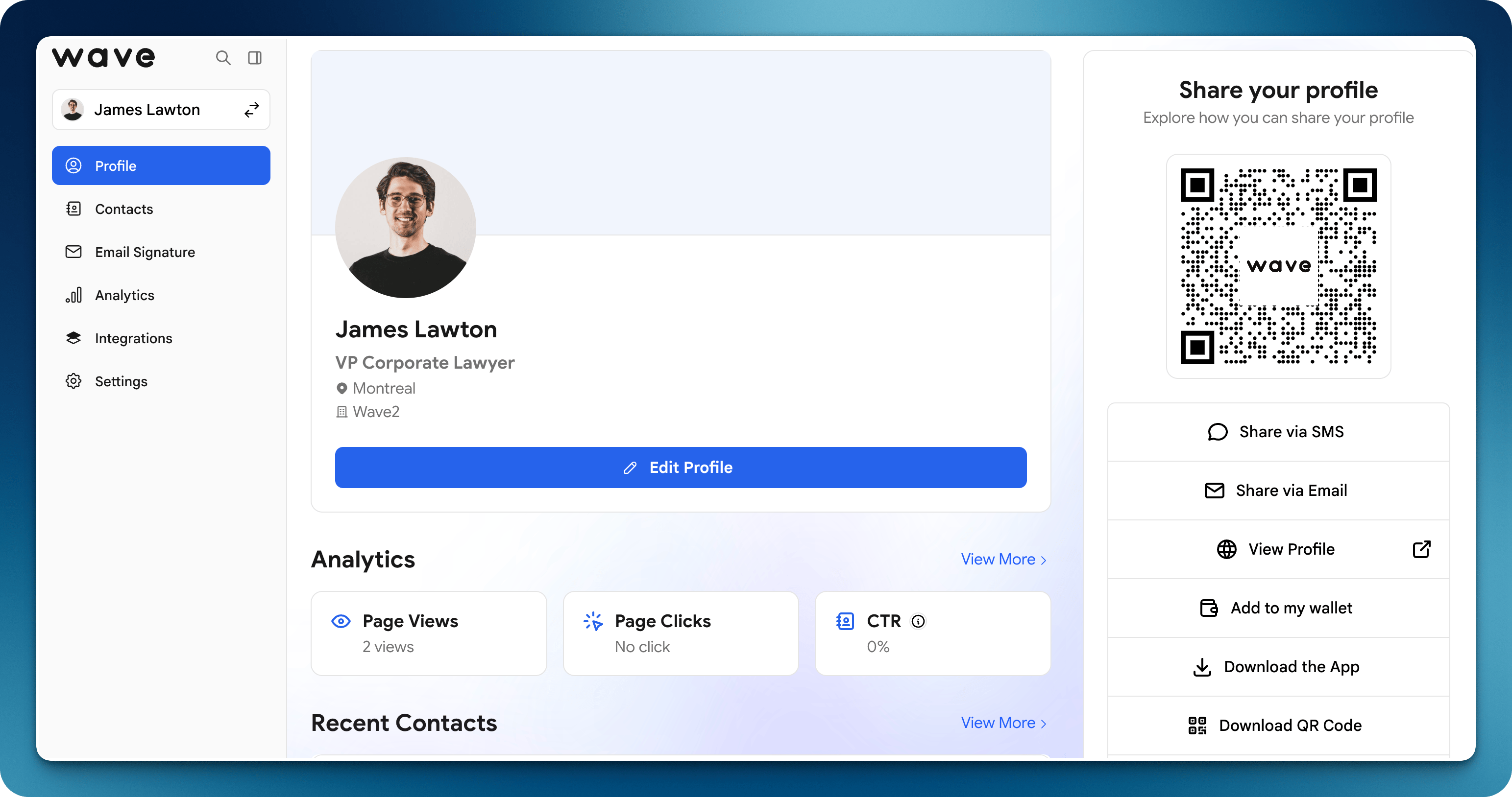 Profile editor