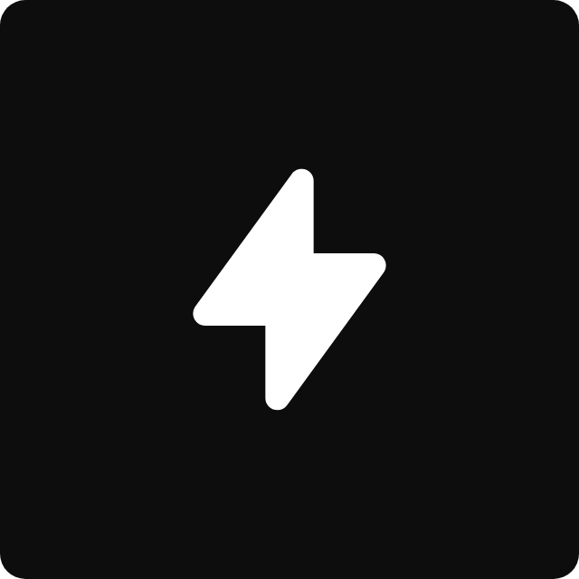Esports Hub bolt Mark in white on near-black