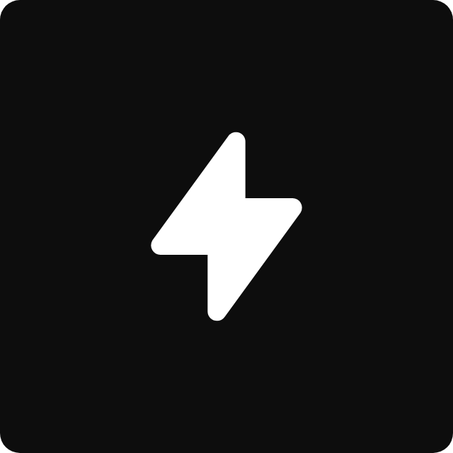 Esports Hub bolt Mark in white on near-black