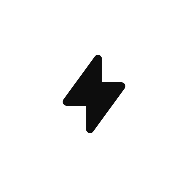 Esports Hub bolt Mark in near-black on white