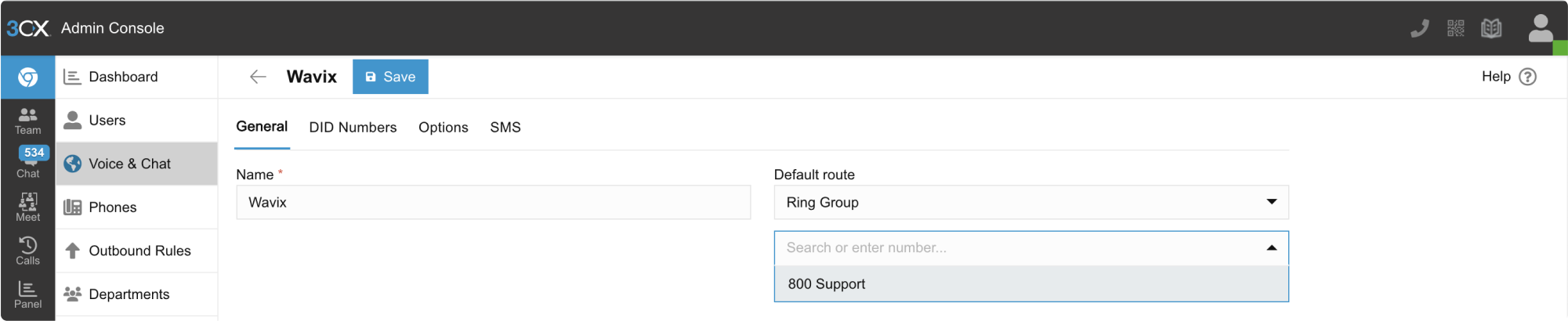 Inbound Rule configuration