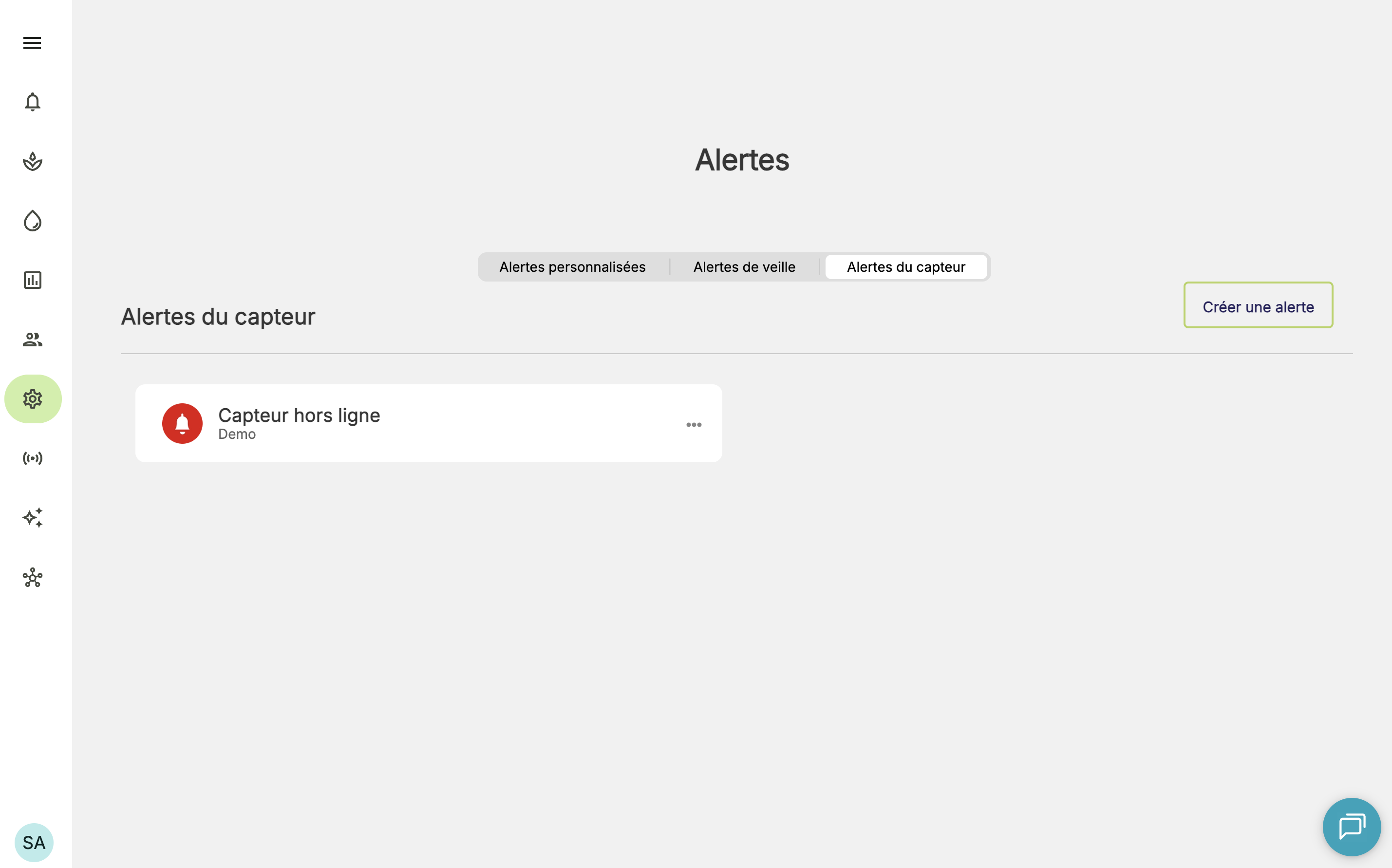 Farm Road Sensor Offline Alert Created FR