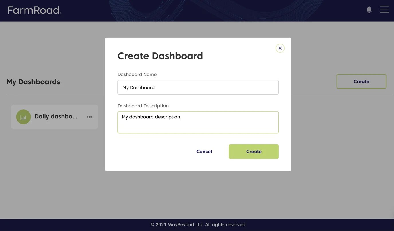 Farm Road Add Name To Dashboard