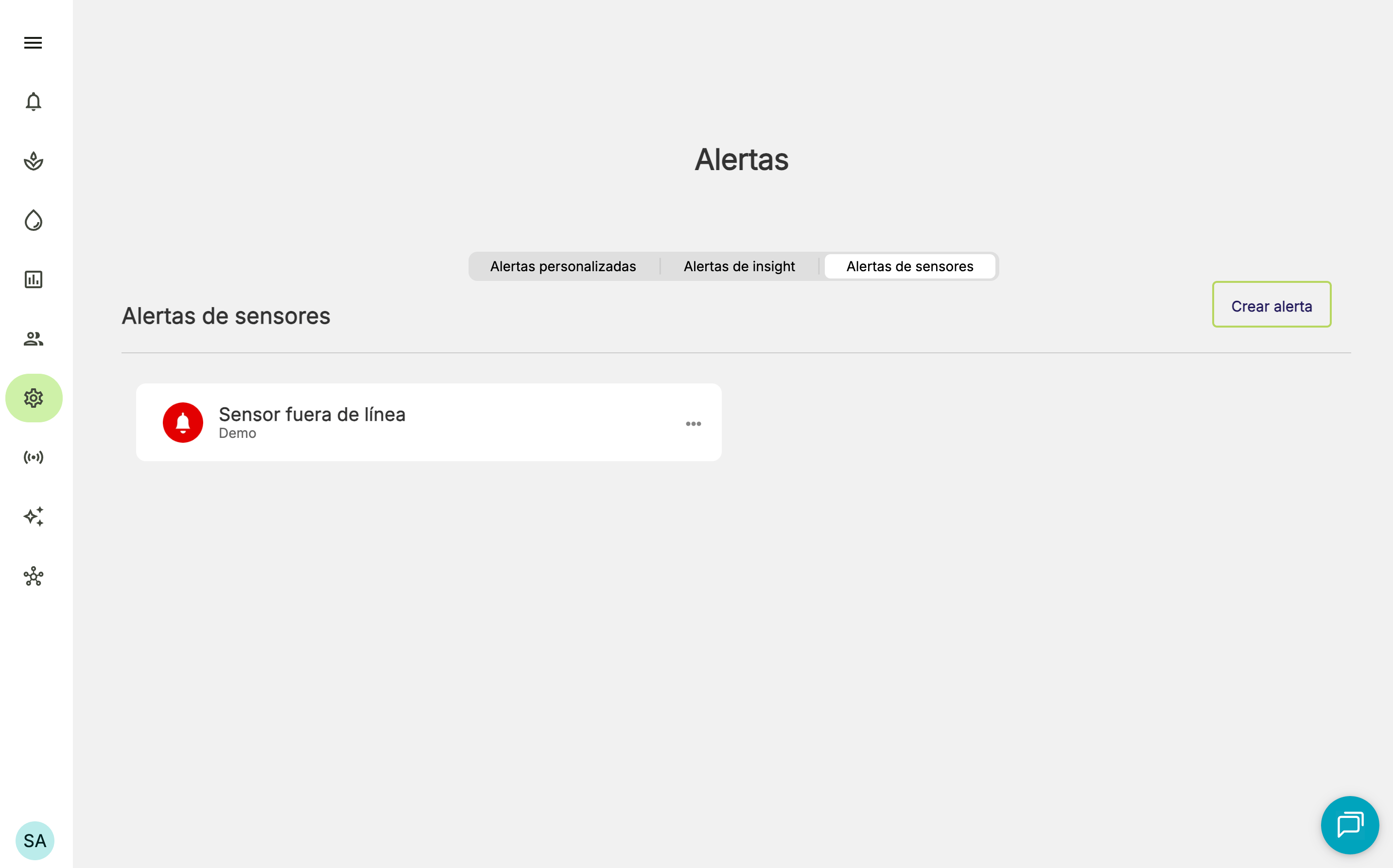 Farm Road Sensor Offline Alert Created ES
