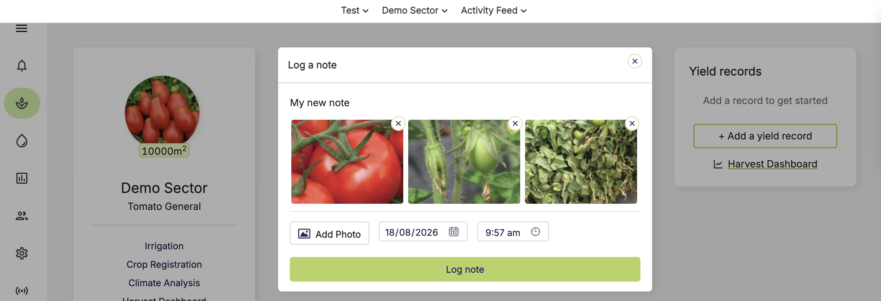 Farm Road Activity Feed Add Photos To Note
