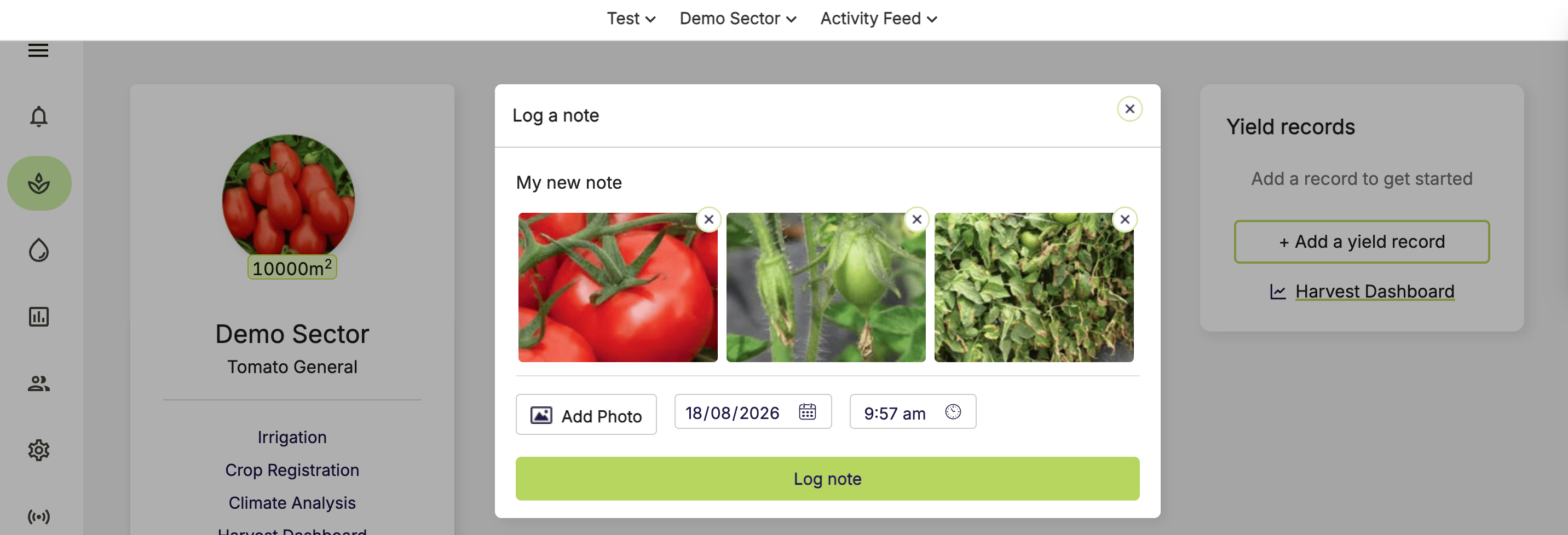 Farm Road Activity Feed Add Photos To Note