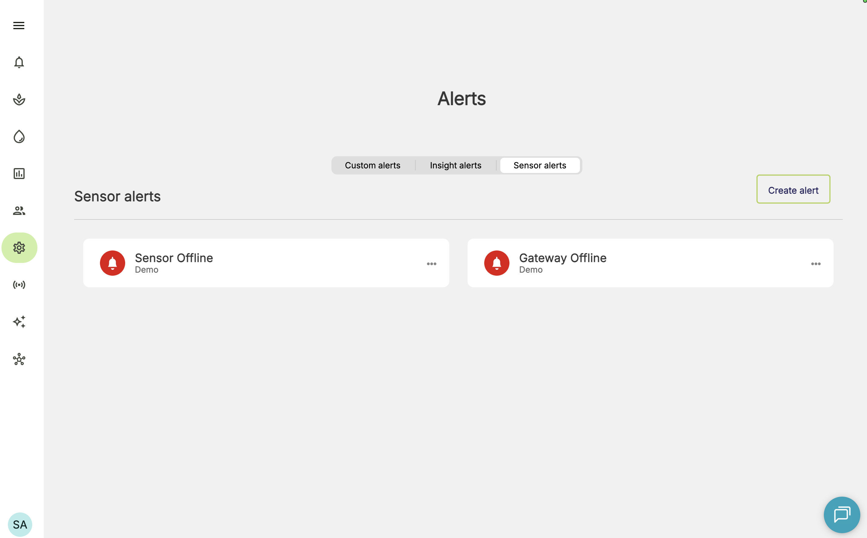 Farm Road Gateway Offline Alert Created