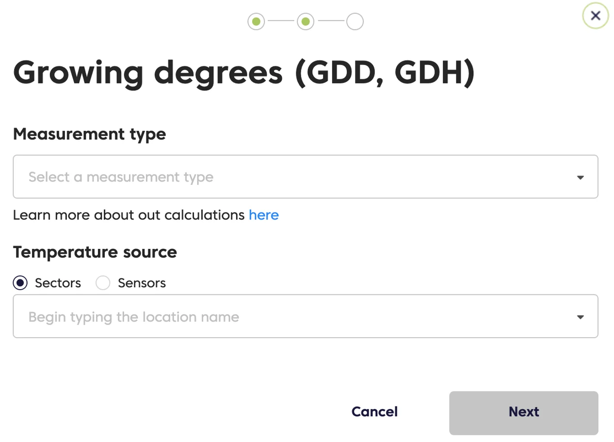Farm Road GDD Data