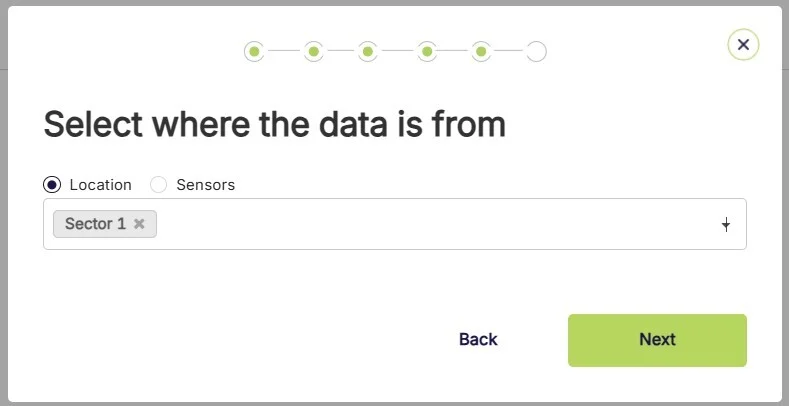 Farm Road Heat Map Select Data Source