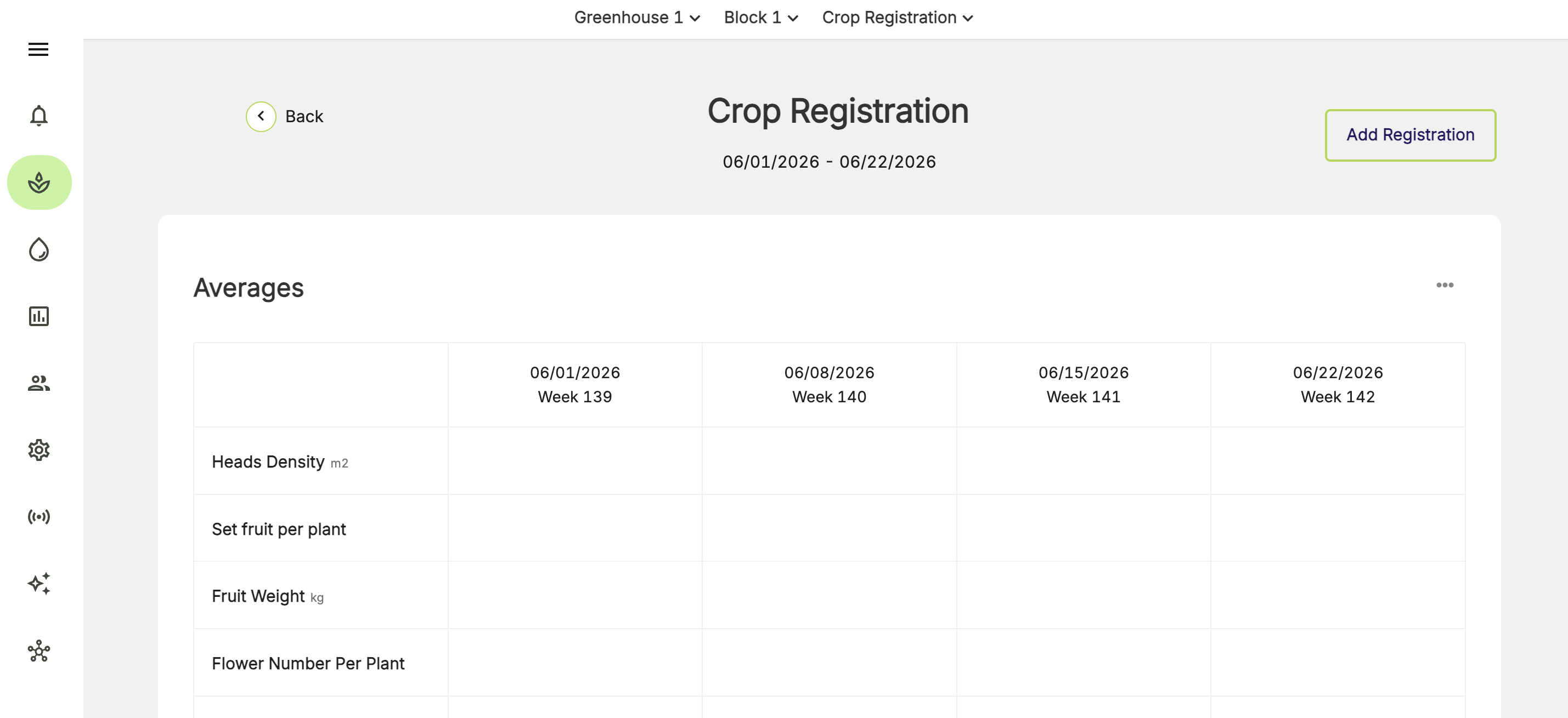 Farm Road Web Crop Registration Add Registration