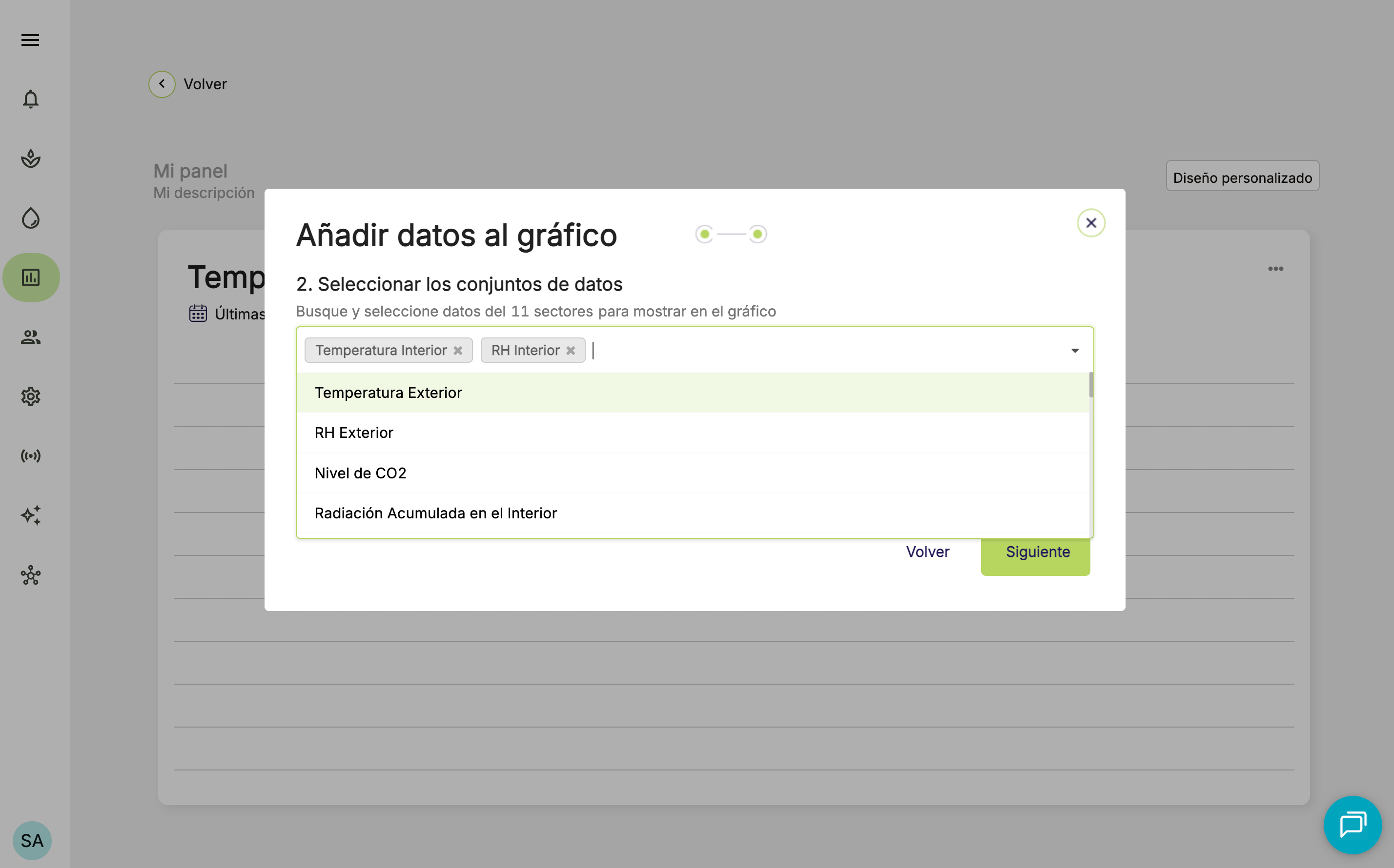 Farm Road Select Data To Display For Graph ES