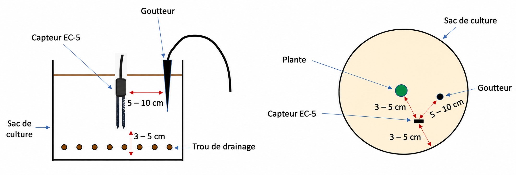Figure 3 Folium Substrate Moisture Sensor Placement In Substratesoil (preliminary Field Tests FR