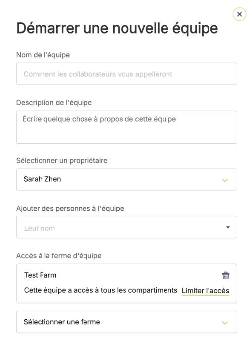 Farm Road Give User Access To Farm And Compartment FR