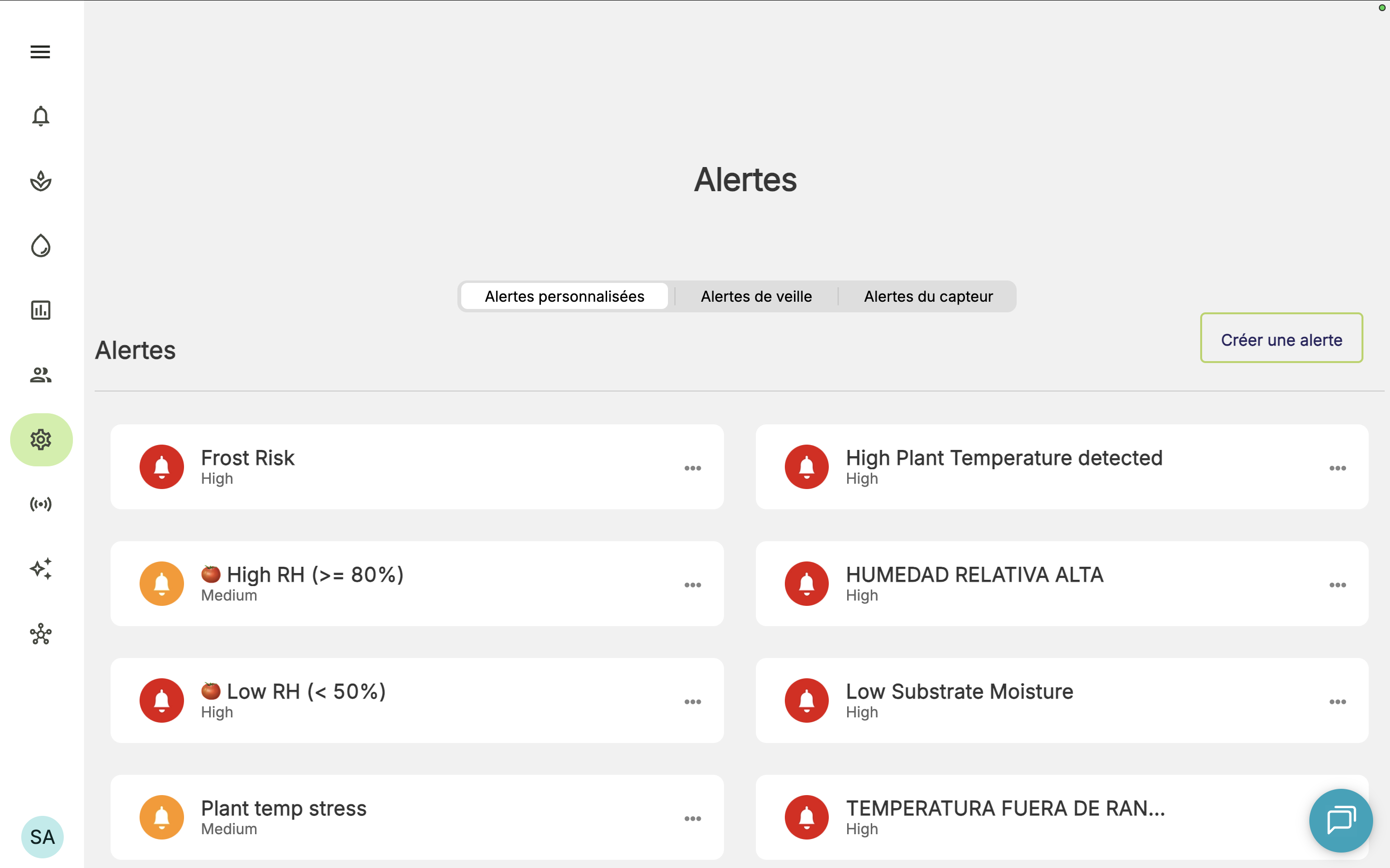 Farm Road Manage Alerts FR