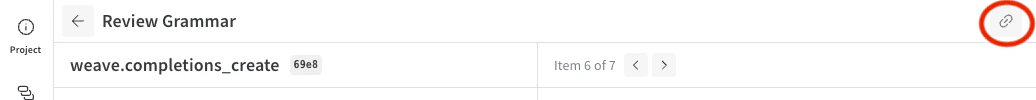 Copy link to the annotation queue in the Annotation Queue header bar