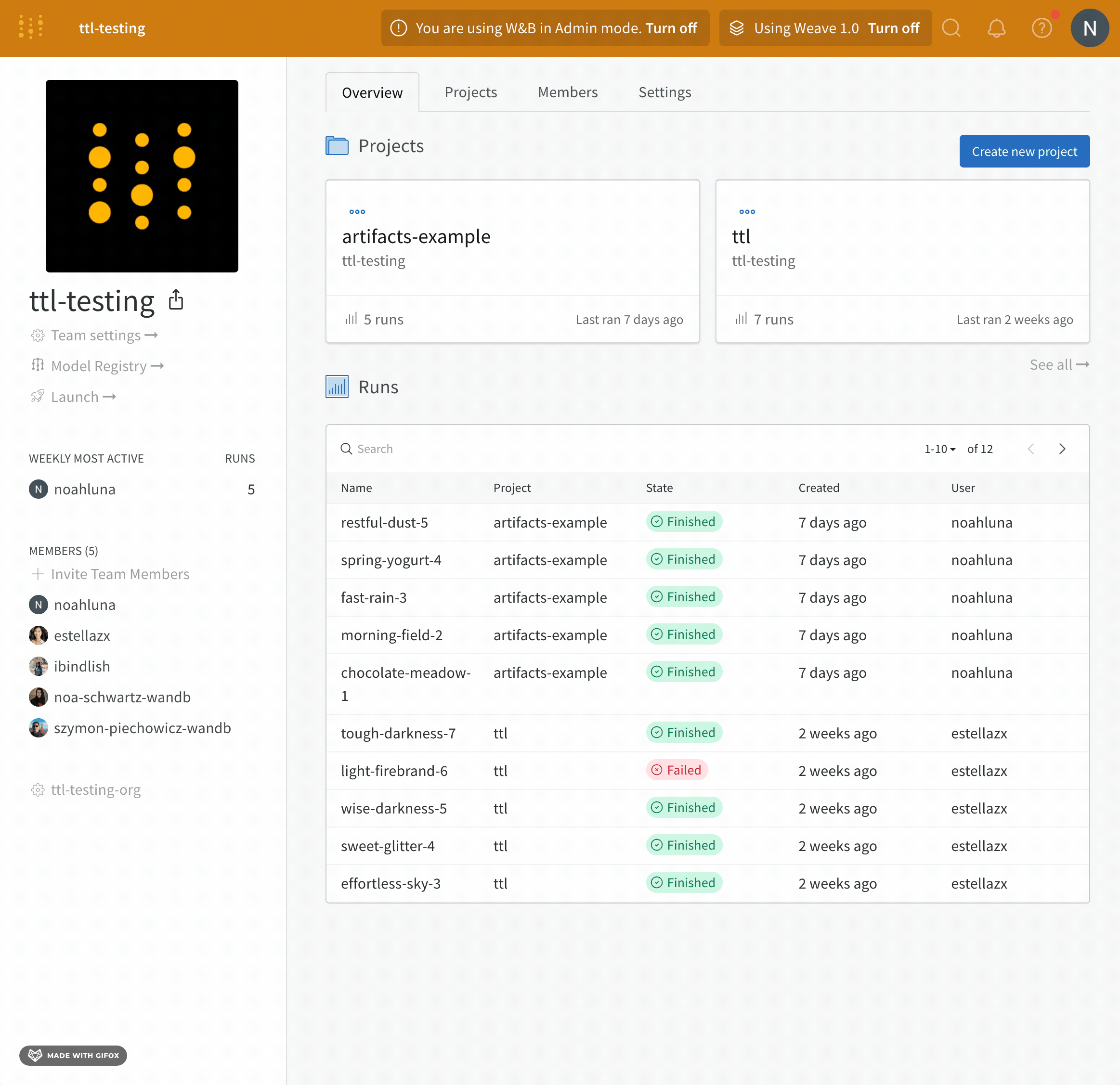 Setting default TTL policy