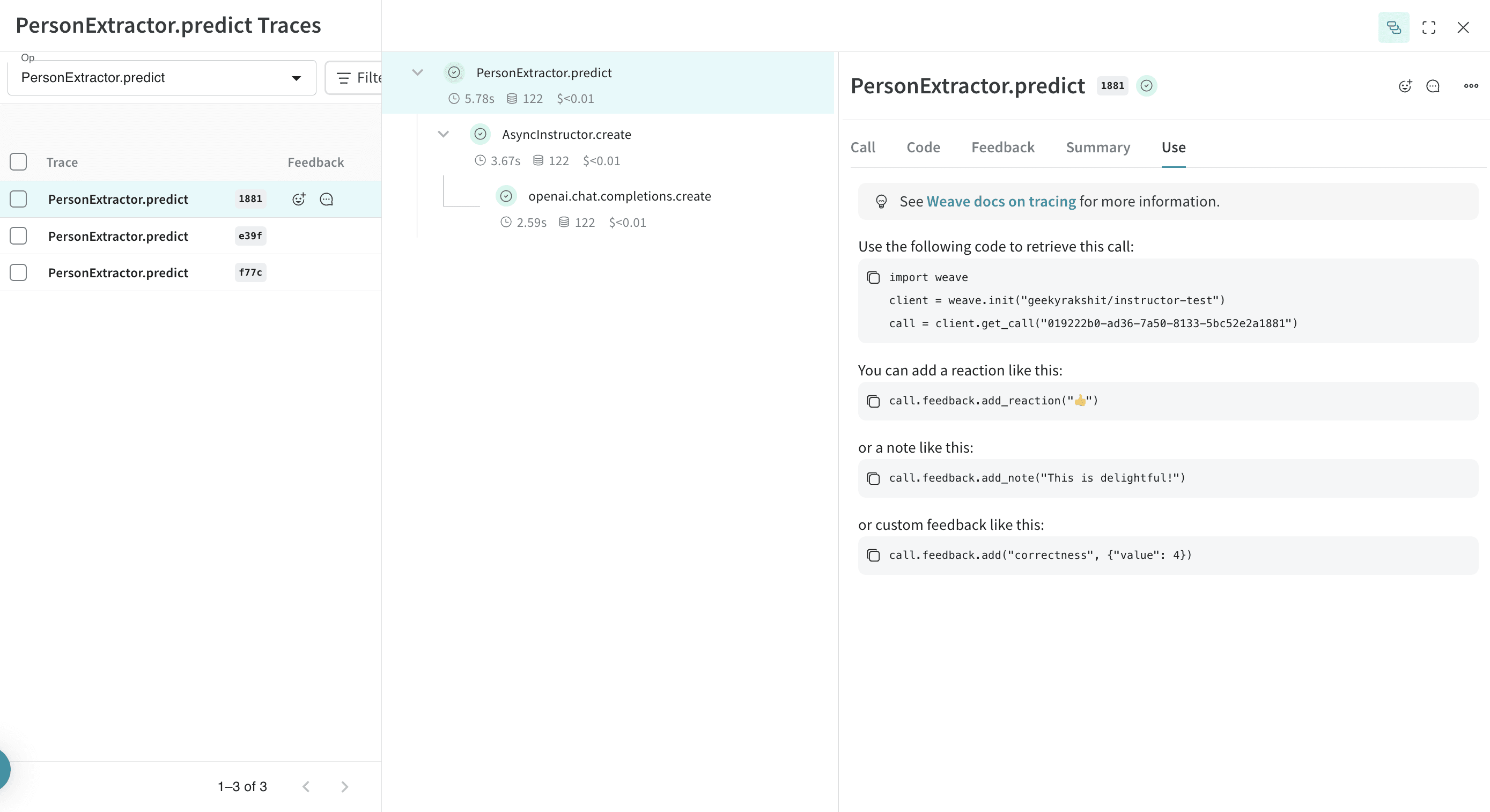 Interface Serve d’Instructor avec la configuration du serveur FastAPI et les options de déploiement du modèle