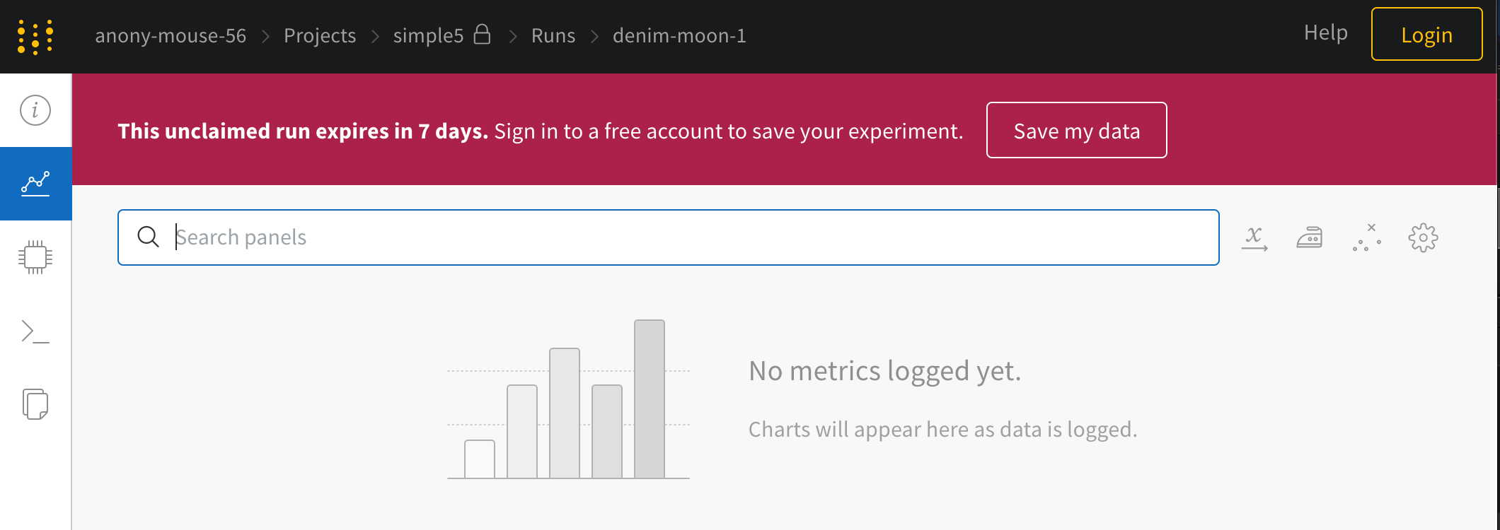 Anonymous mode interface