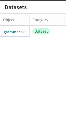 Dataset UI