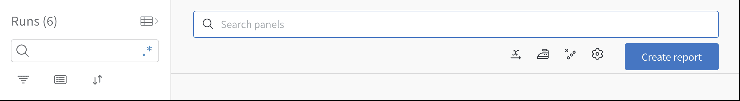 Bouton Créer un rapport