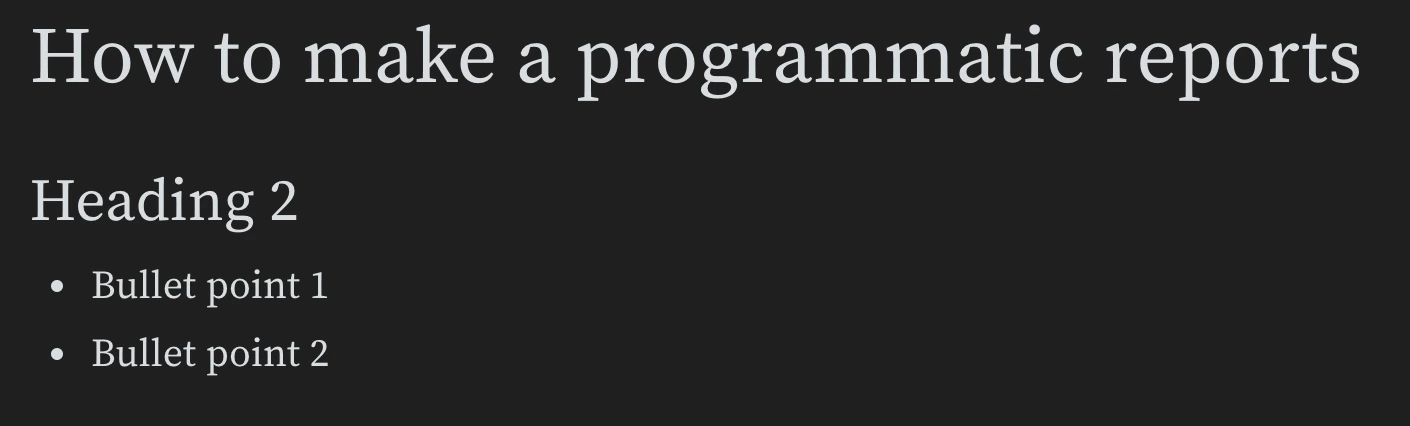 Éléments HTML affichés