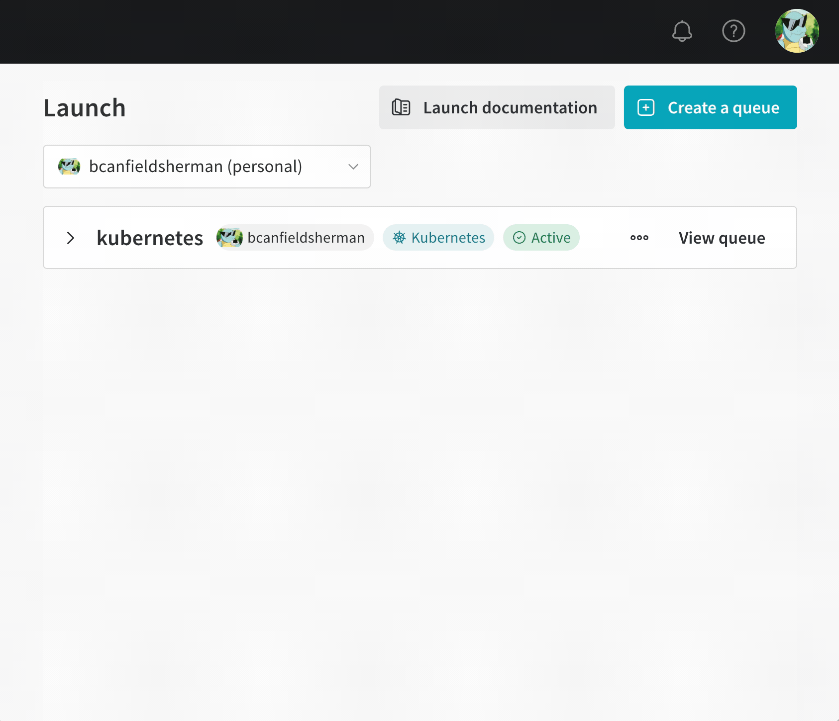 Launch 큐 생성