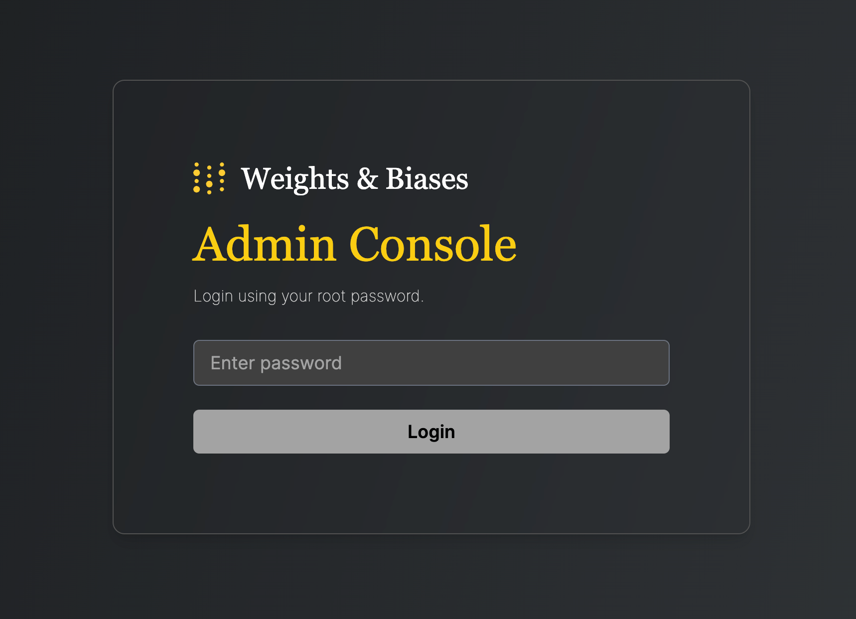 Accès direct à la console système