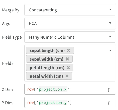 Multiple numeric columns