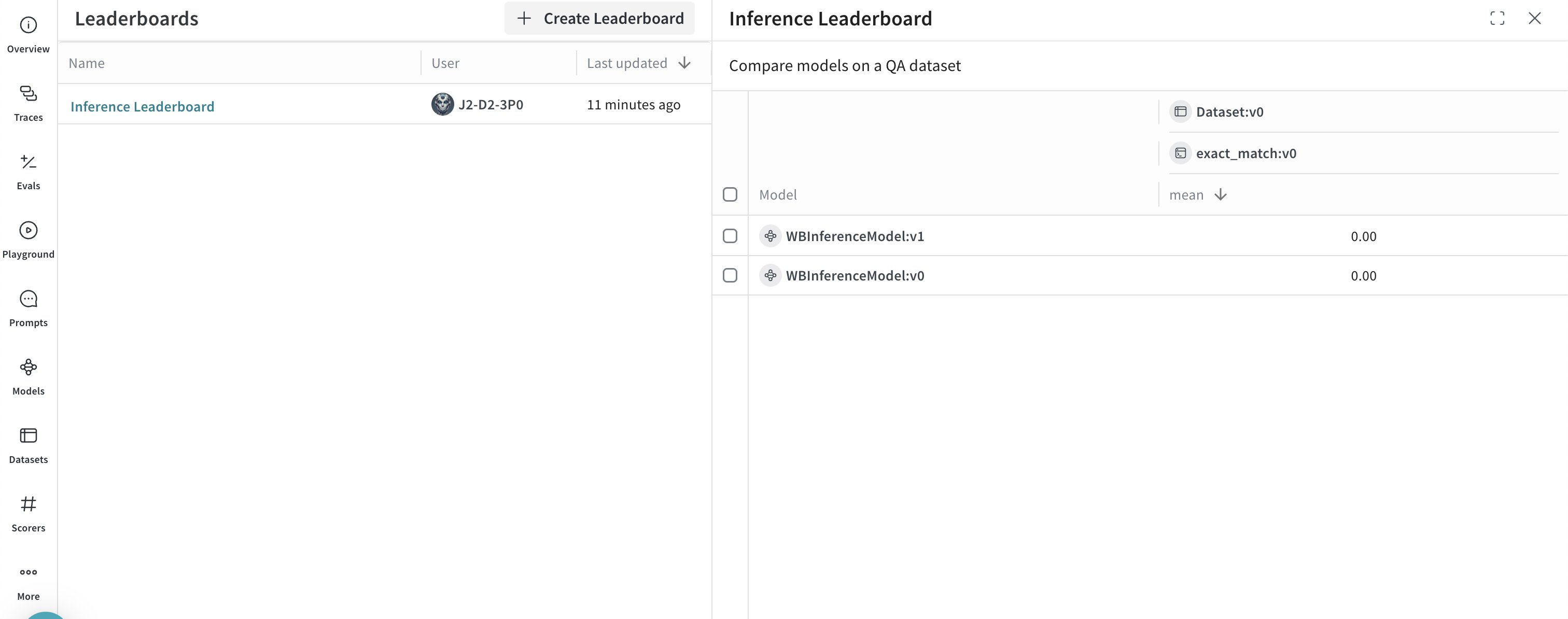 View your leaderboard