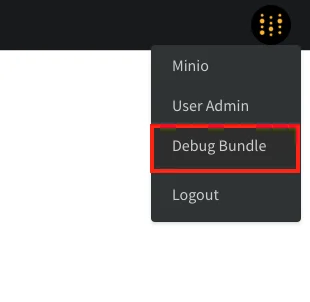 Téléchargement du Debug Bundle