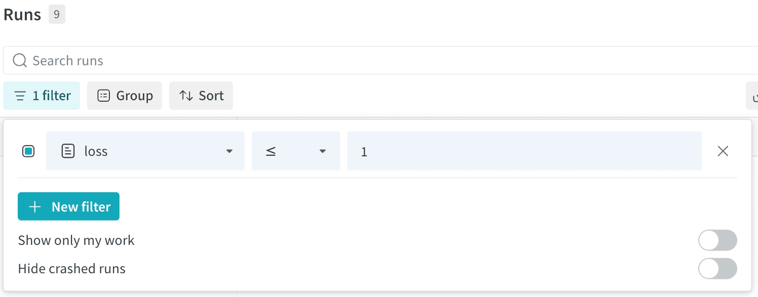 See only examples which the model gets wrong.