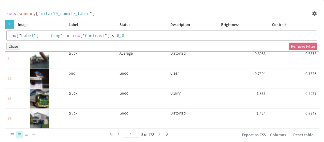 フィルターボタン
