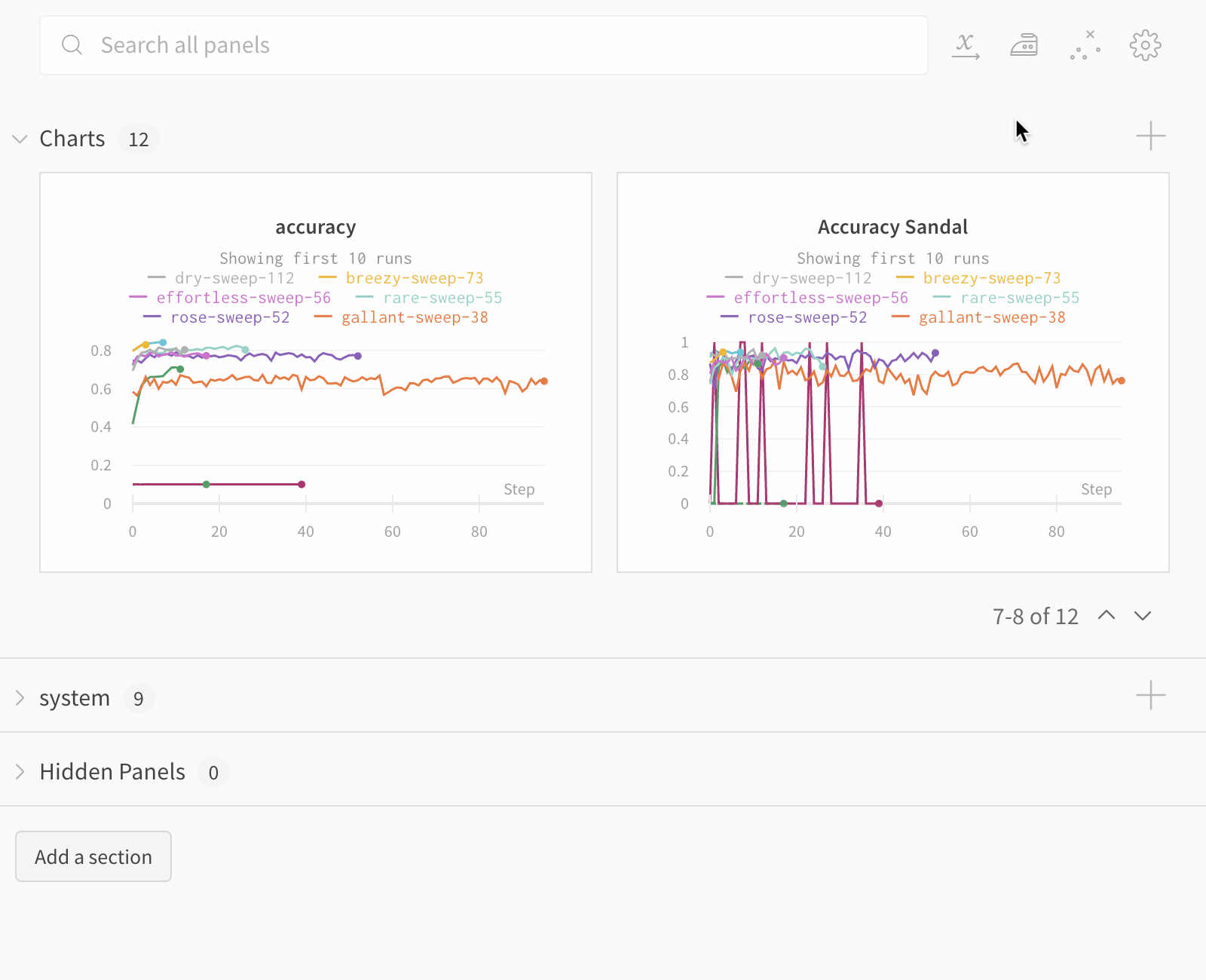 Adding workspace section