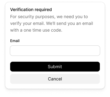 Customer verification for agent actions - Weav Documentation